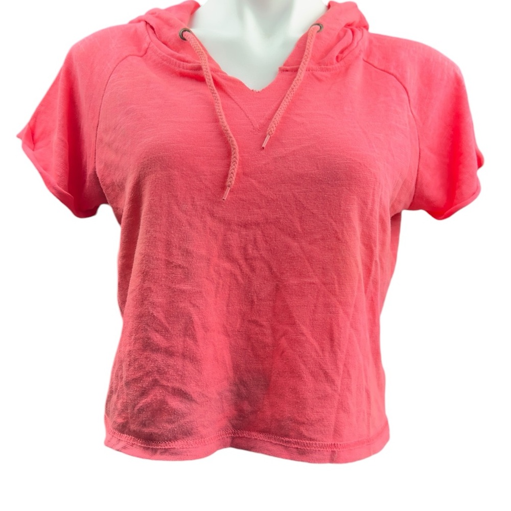 Forever 21 Pink Hooded Lightweight Sweatshirt